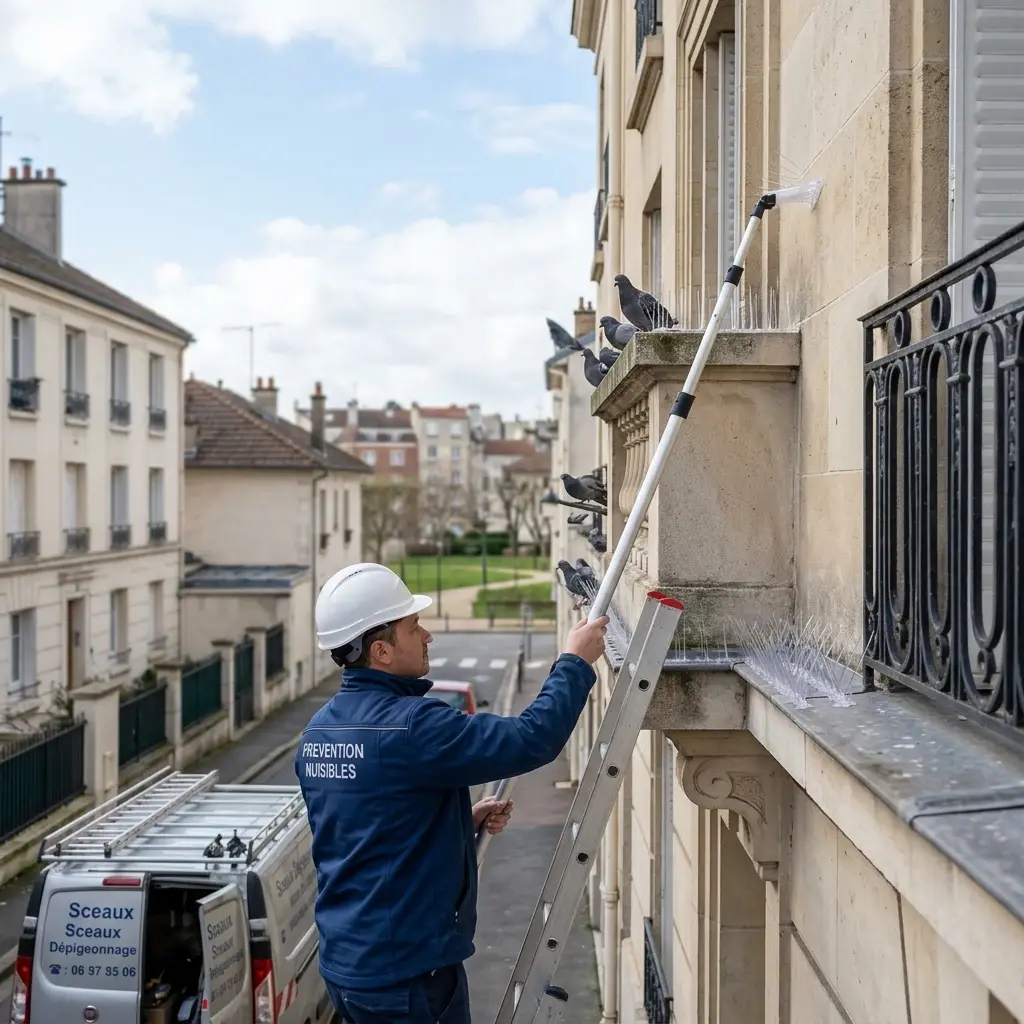 Comment se déroule l'intervention à Sceaux ?