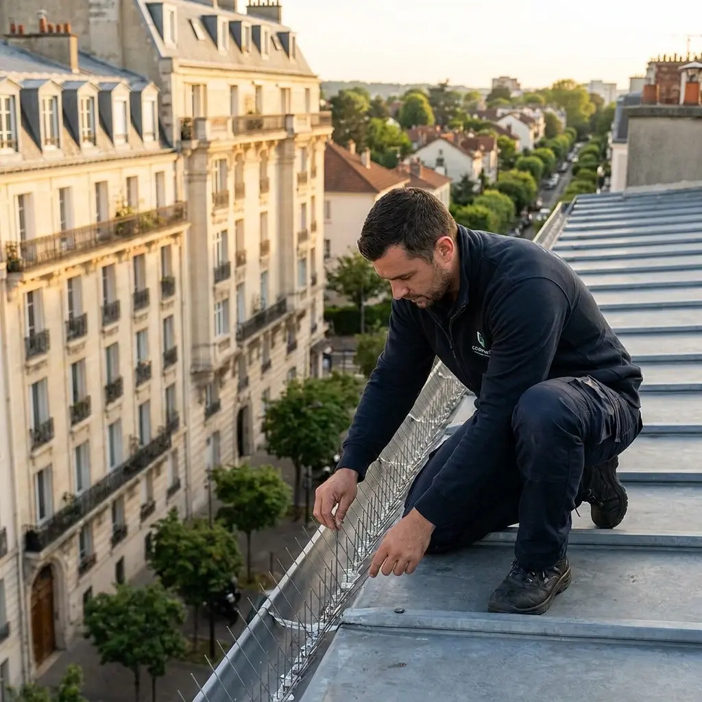Un traitement technique contre les pigeons