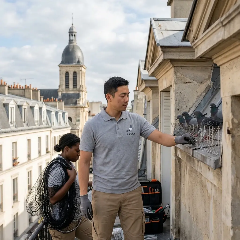 Une approche technique pour chasser les pigeons