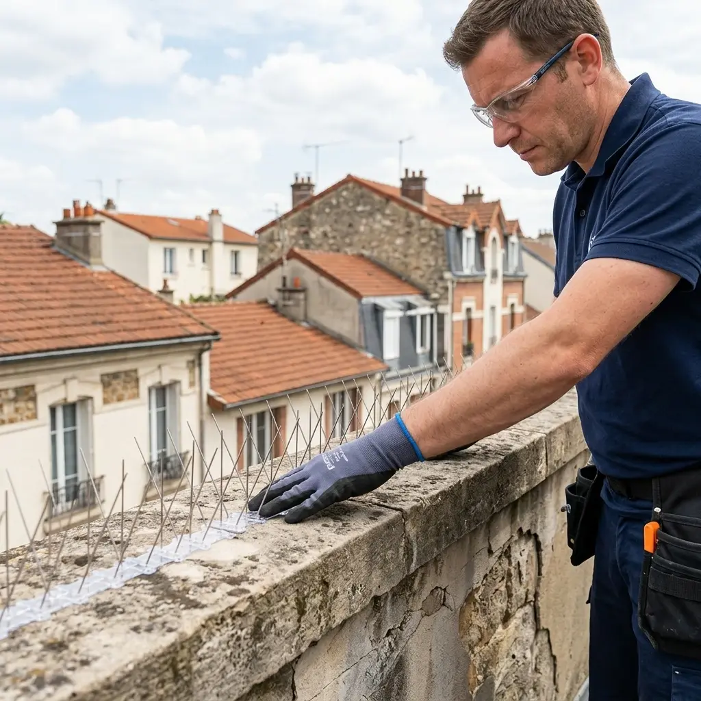 Un dispositif technique pour éloigner durablement les pigeons