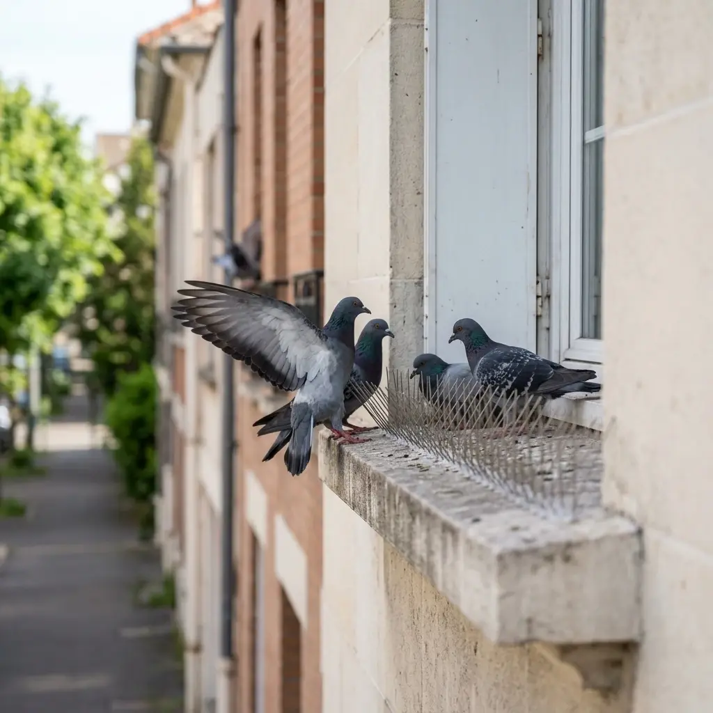 Prévenir l'installation des pigeons chez vous