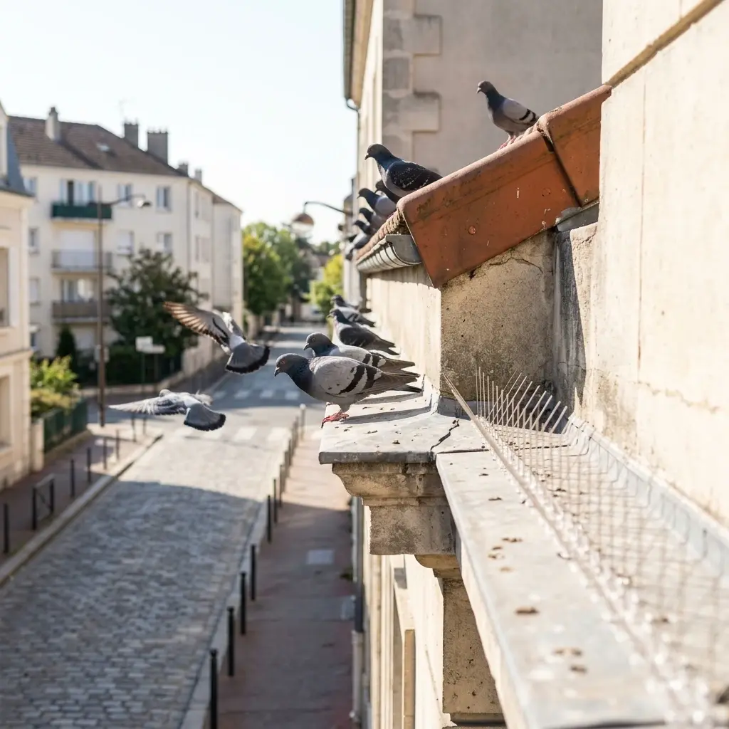 Adoptez les bons gestes pour limiter l'installation des pigeons