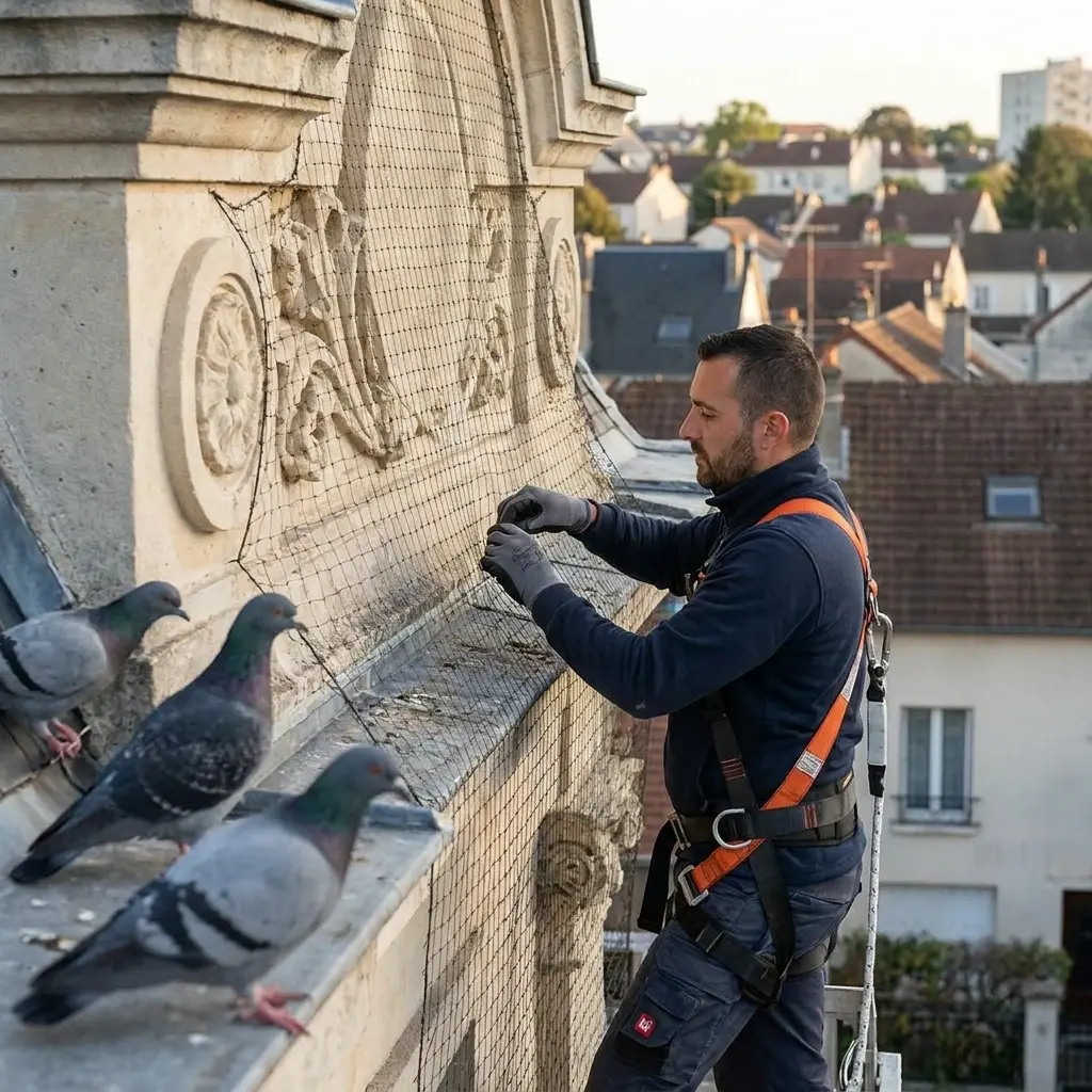 Notre stratégie de lutte contre les pigeons