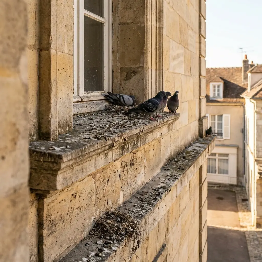 Les bons gestes pour limiter l'installation des pigeons