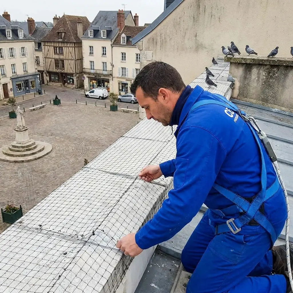 Une approche technique pour chasser les pigeons durablement