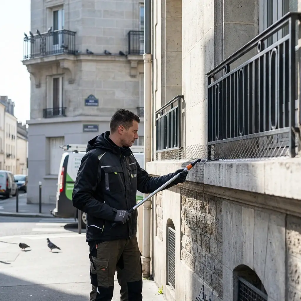 Un protocole rigoureux pour un dépigeonnage durable