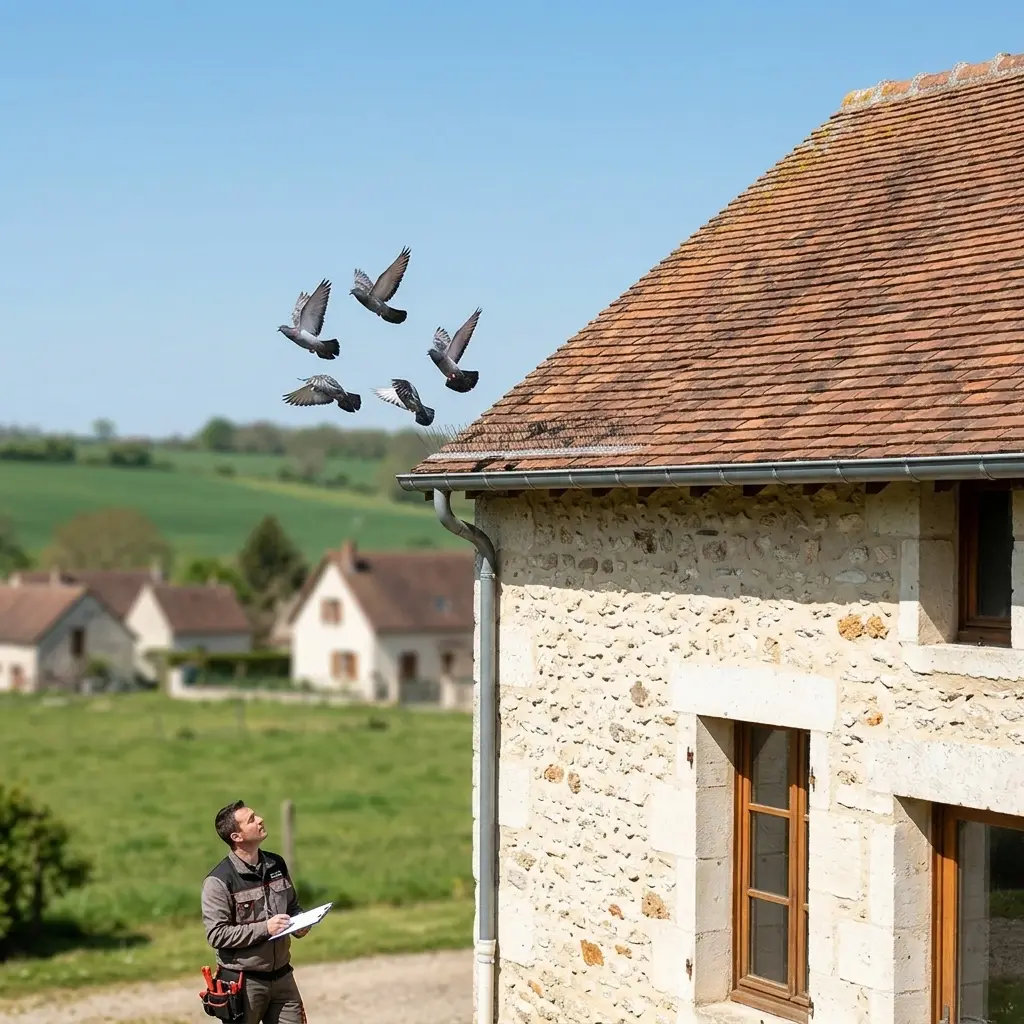 Comment prévenir le retour des pigeons chez vous