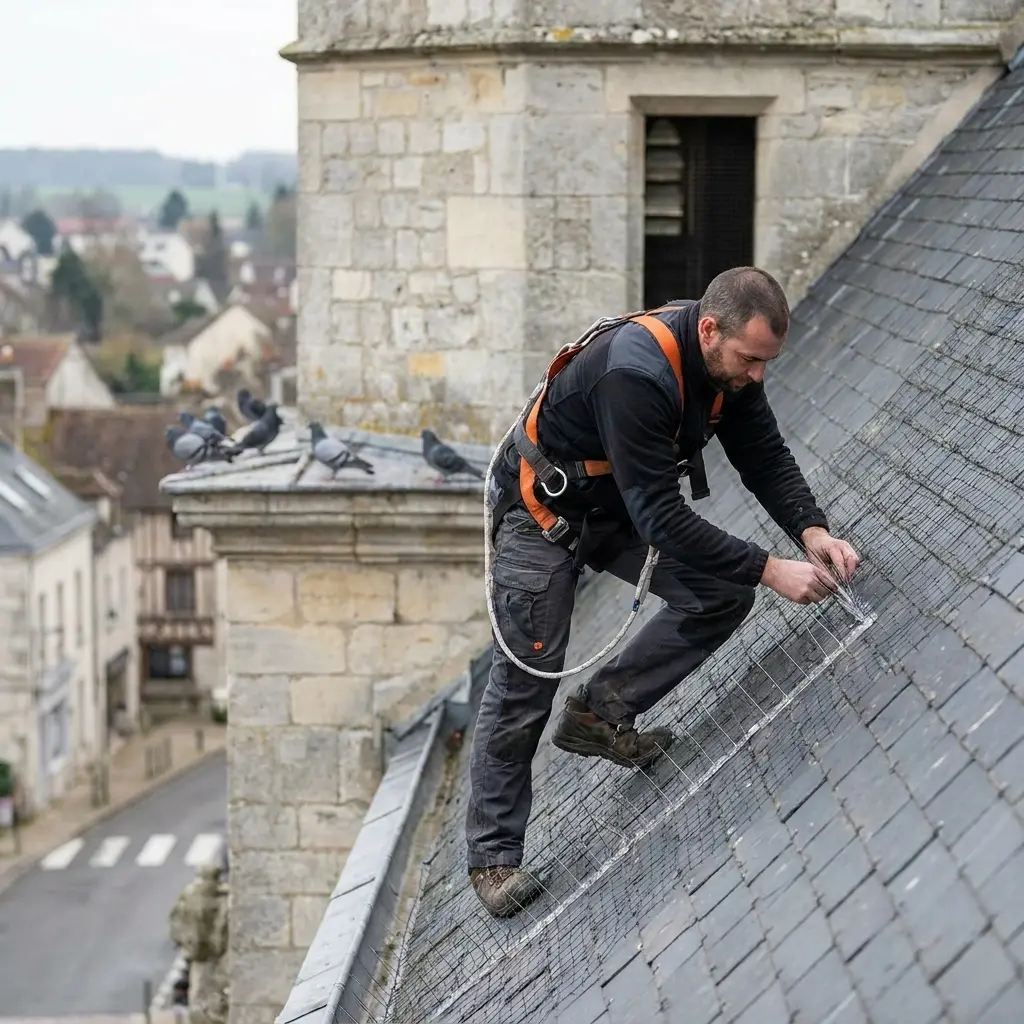 Prévenir le retour des pigeons sur votre propriété