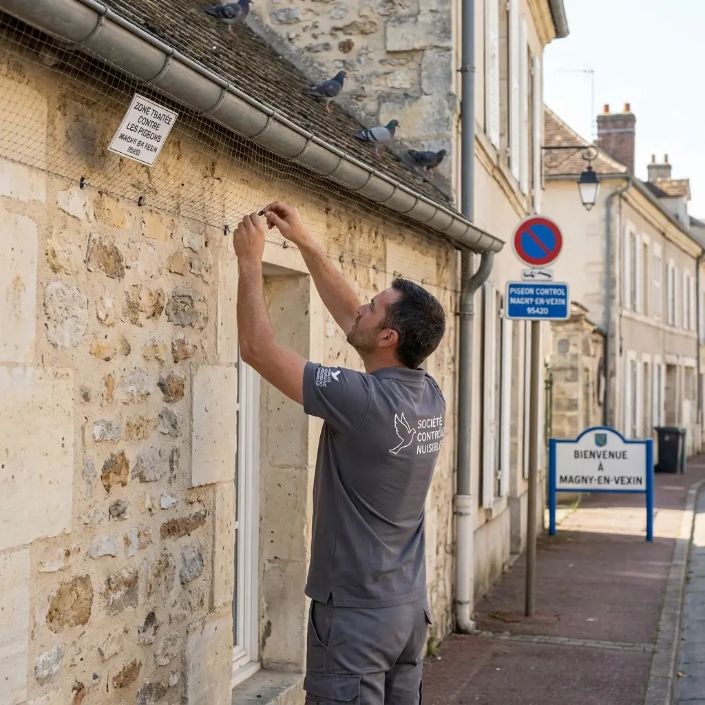 Comment se déroule l'intervention à Magny-en-Vexin ?