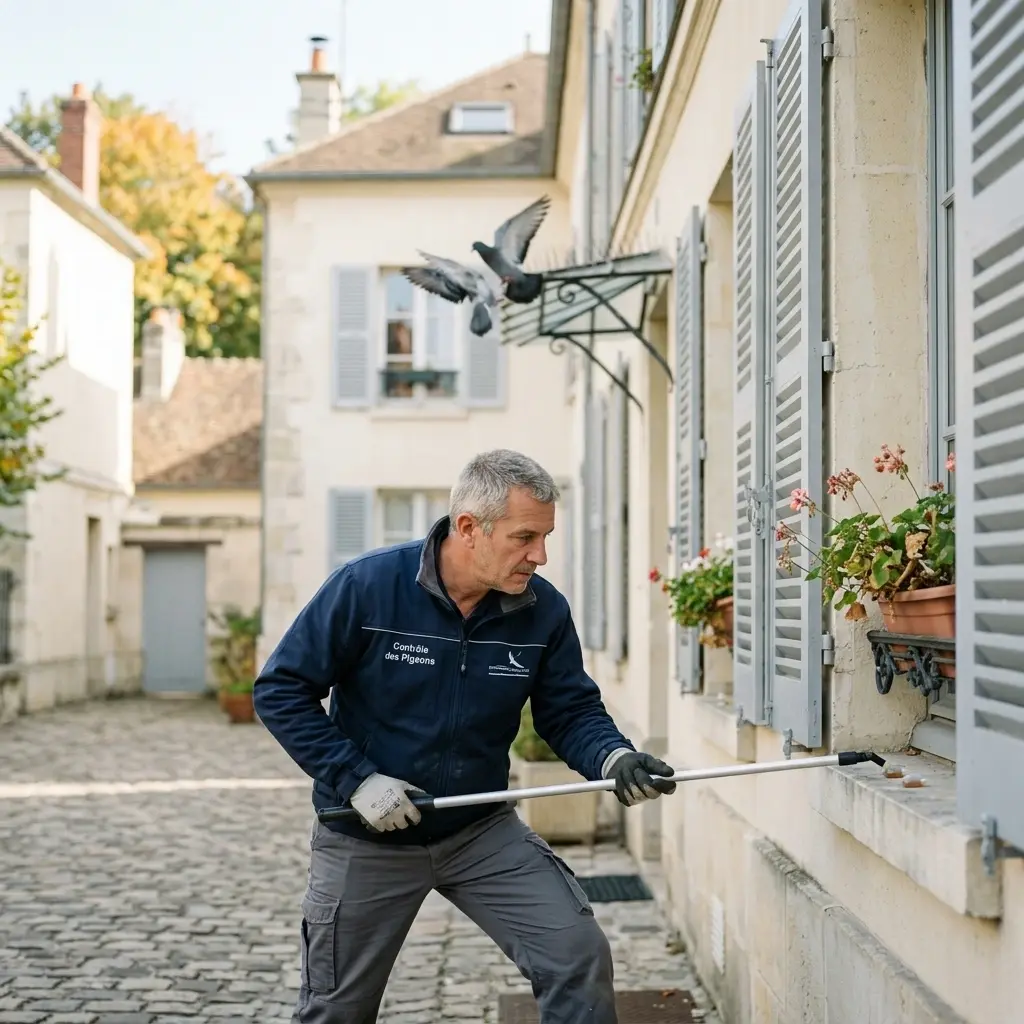 Une stratégie efficace pour chasser les pigeons
