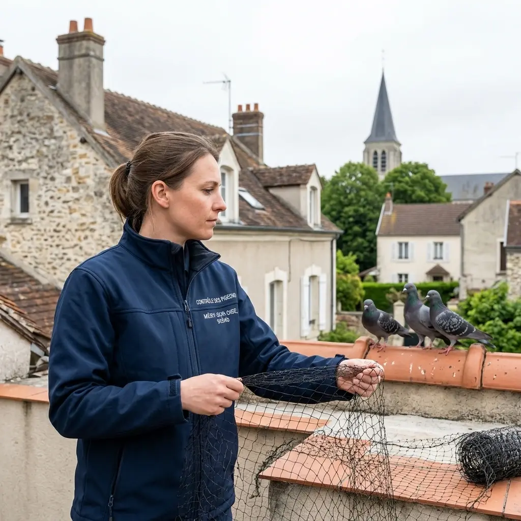 Comment se déroule l'intervention à Méry-sur-Oise ?