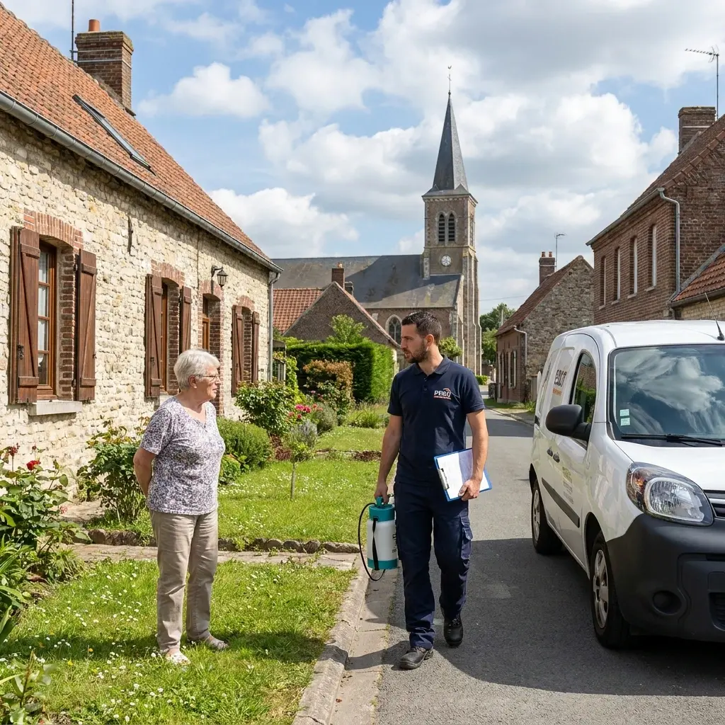 Comment se déroule l'intervention à La Chapelle-d'Armentières ?