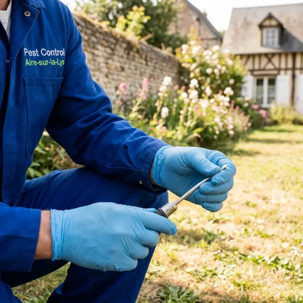 Comment se déroule l'intervention à Aire-sur-la-Lys ?