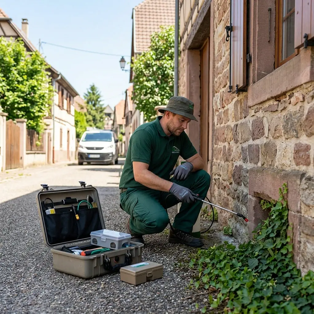 Comment se déroule l'intervention à Wingersheim les Quatre Bans ?