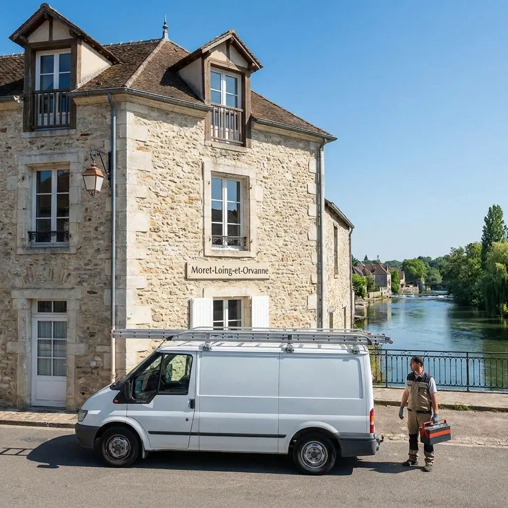 Comment se déroule l'intervention à Moret-Loing-et-Orvanne ?