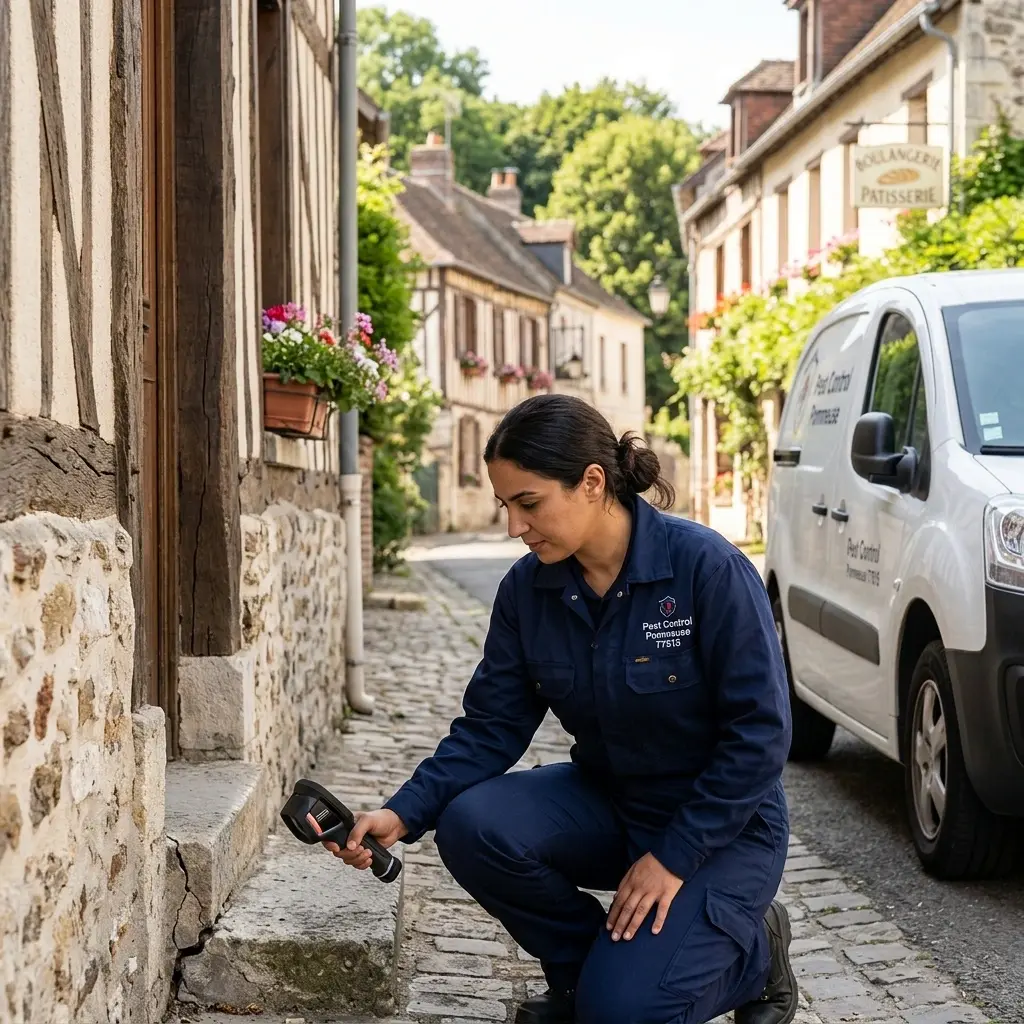 Comment se déroule l'intervention de dératisation à Pommeuse ?