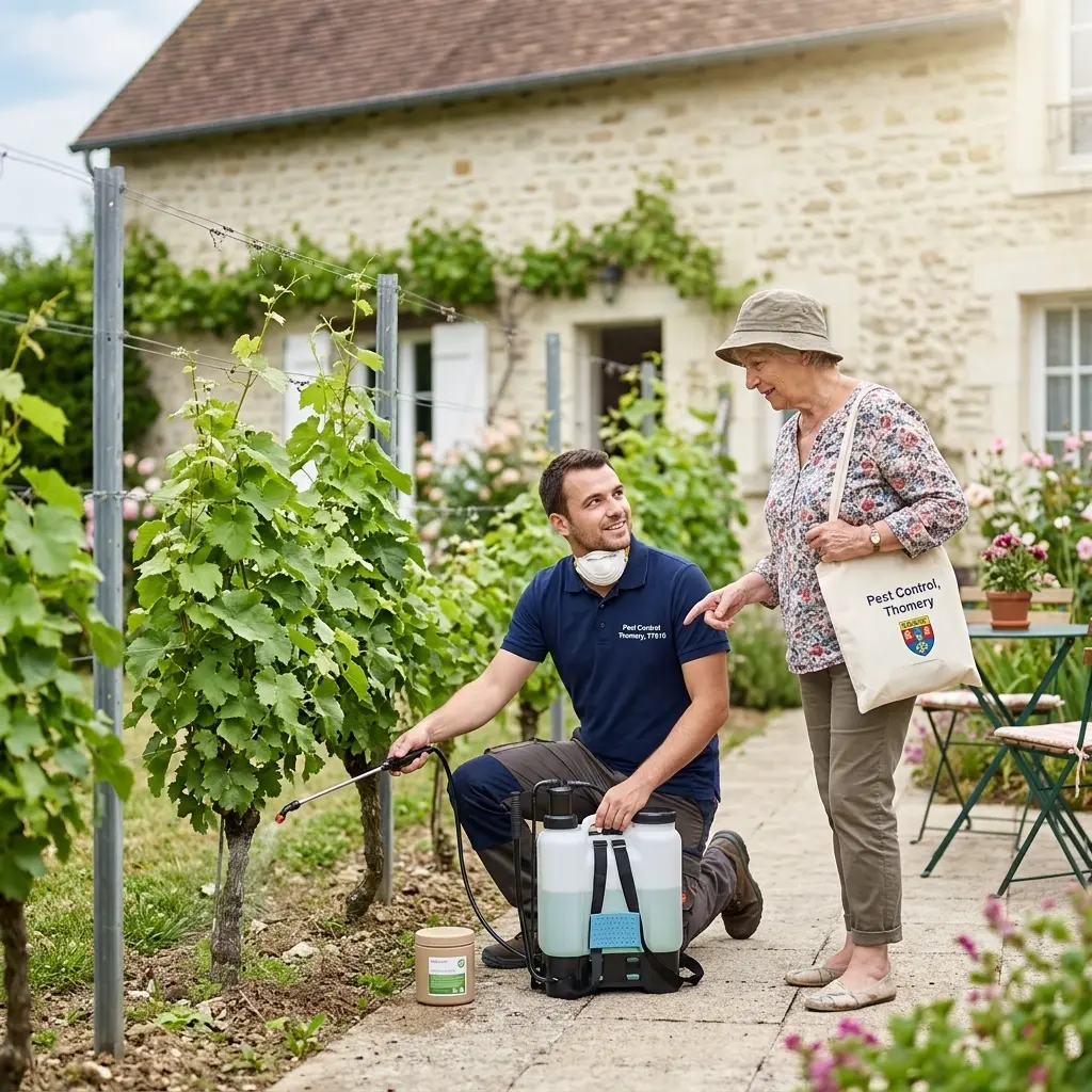 Comment se déroule l'intervention à Thomery ?