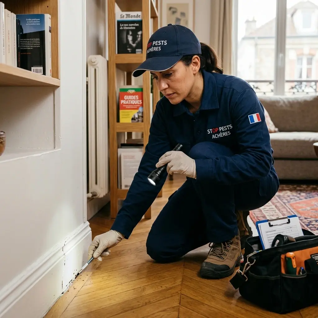 Comment se déroule l'intervention à Achères ?