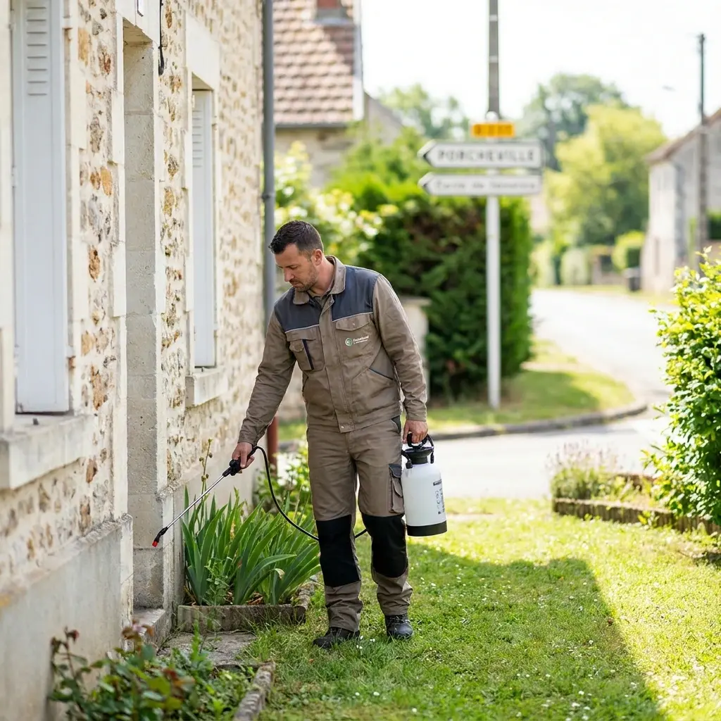 Comment se déroule l'intervention à Porcheville ?