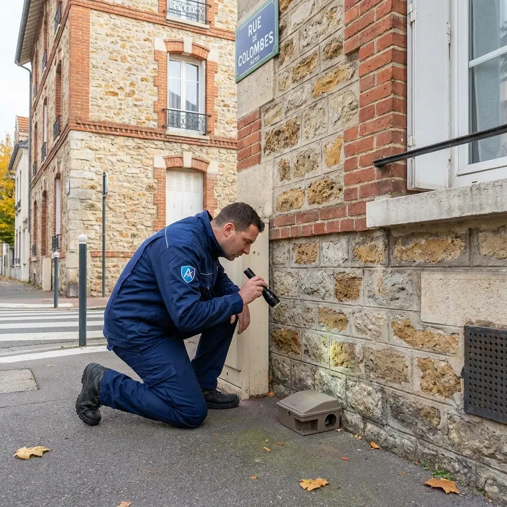 Comment se déroule l'intervention à Colombes ?
