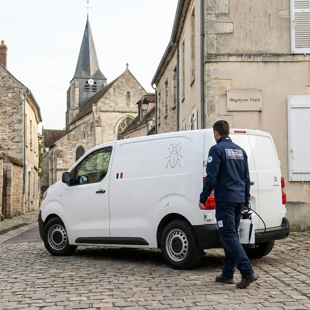 Comment se déroule l'intervention à Magny-en-Vexin ?