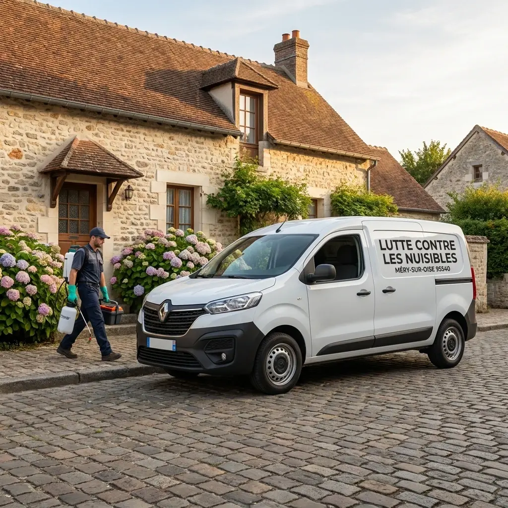 Comment se déroule l'intervention à Méry-sur-Oise ?