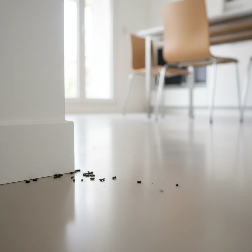 Des traces de déjections animales