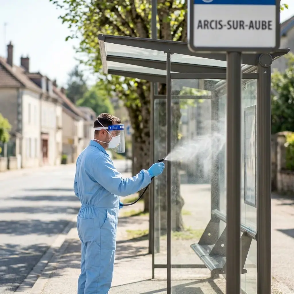 Comment se déroule l'intervention à Arcis-sur-Aube ?