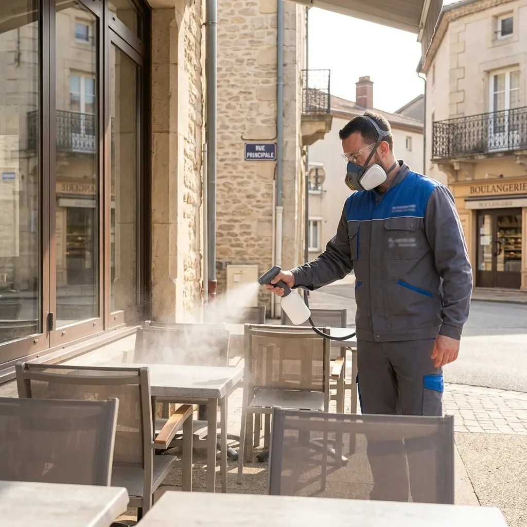 Comment se déroule la désinfection à Saint-Max ?