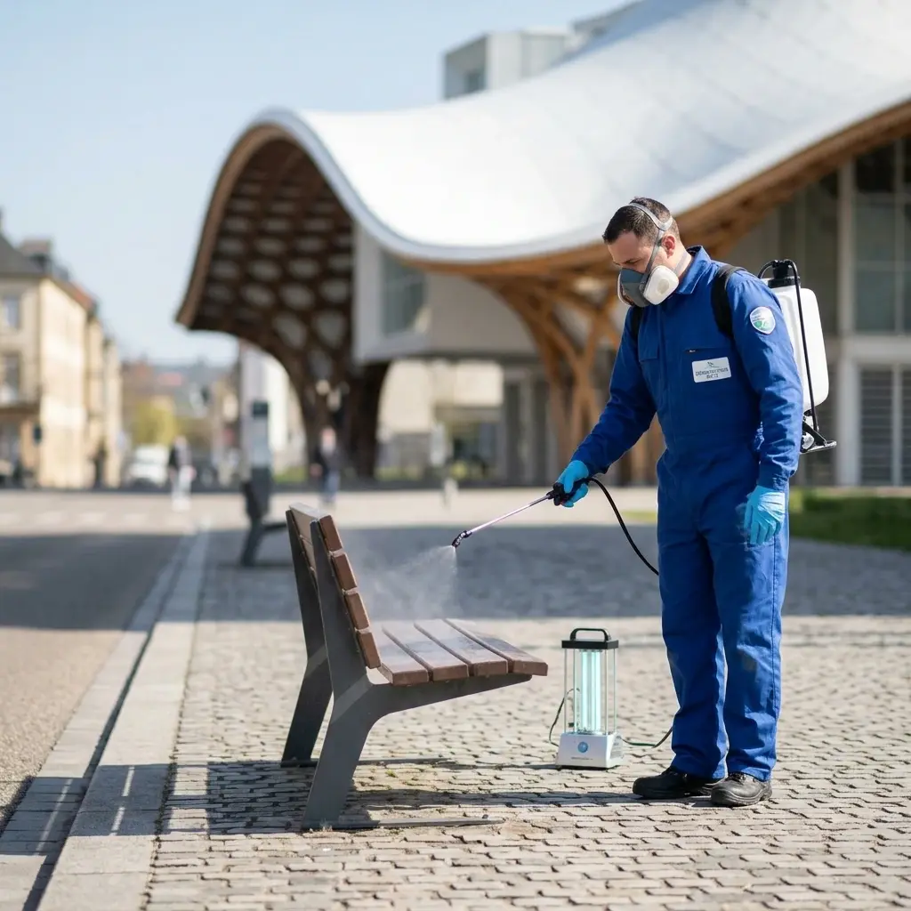 Comment se déroule l'intervention de désinfection à Metz ?