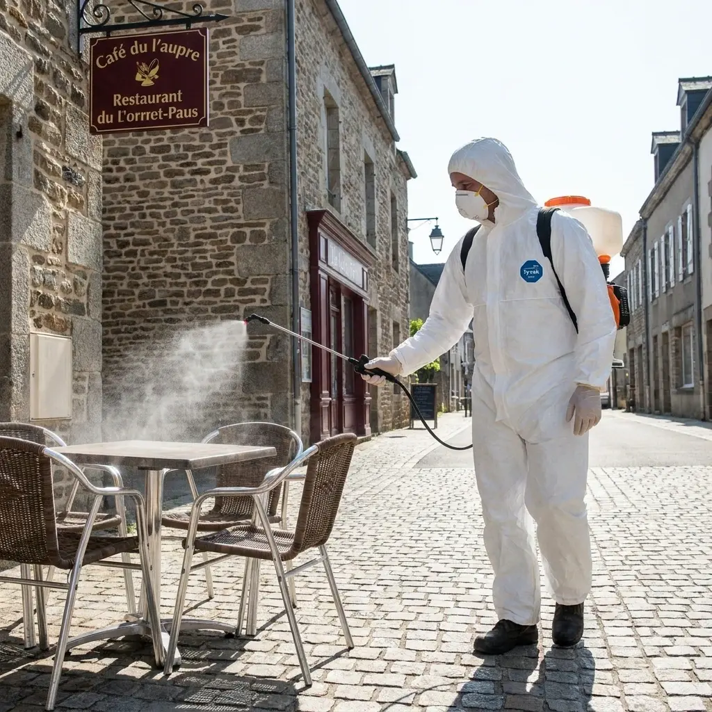 Comment se déroule la désinfection à Alsting ?