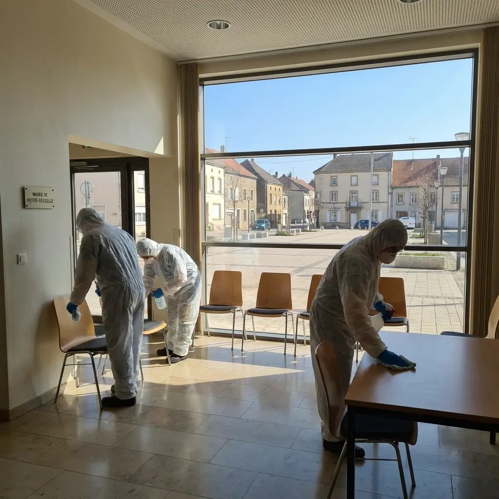 Comment se déroule la désinfection à Petite-Rosselle ?