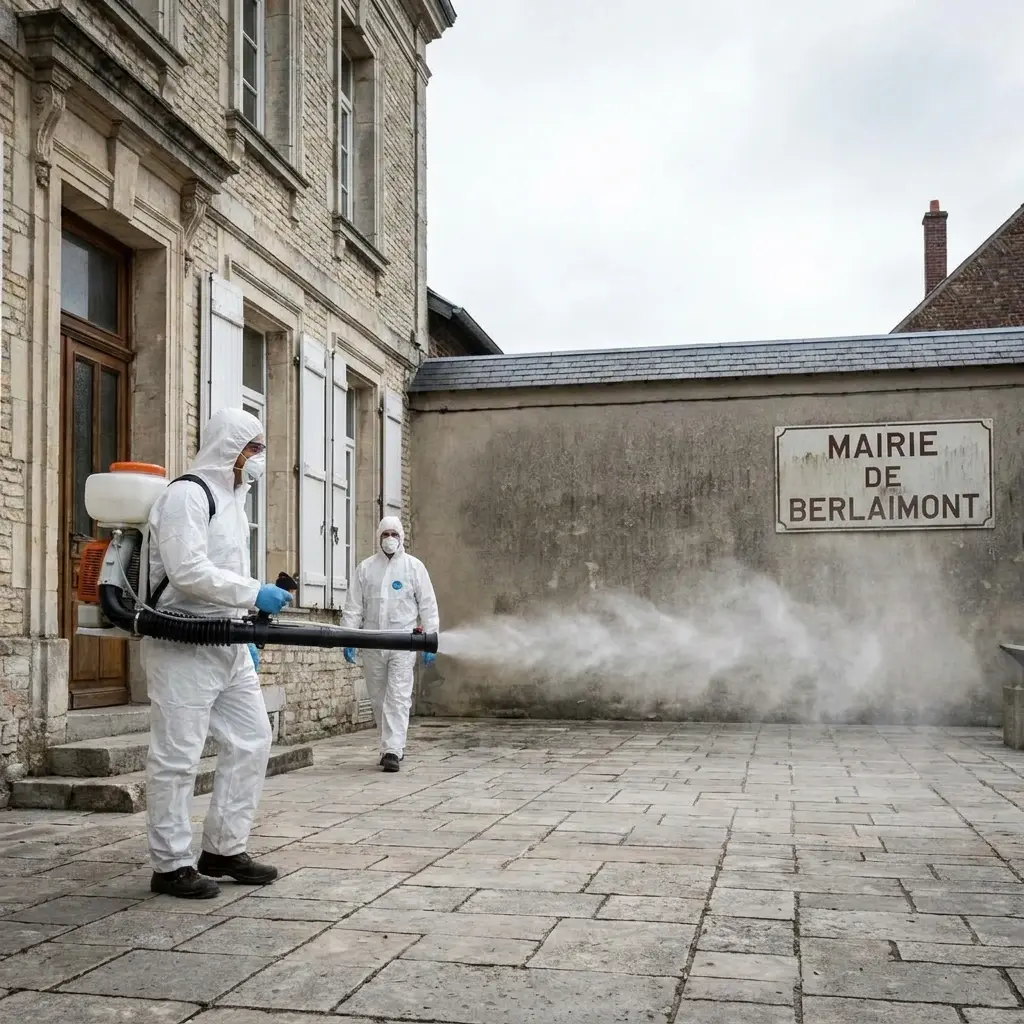 Restez serein grâce à une désinfection certifiée à Berlaimont