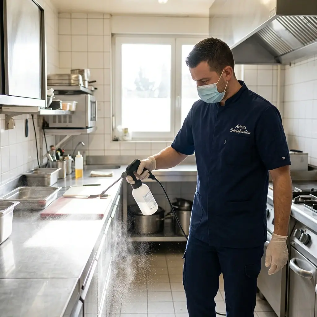 Comment se déroule la désinfection à Arleux ?