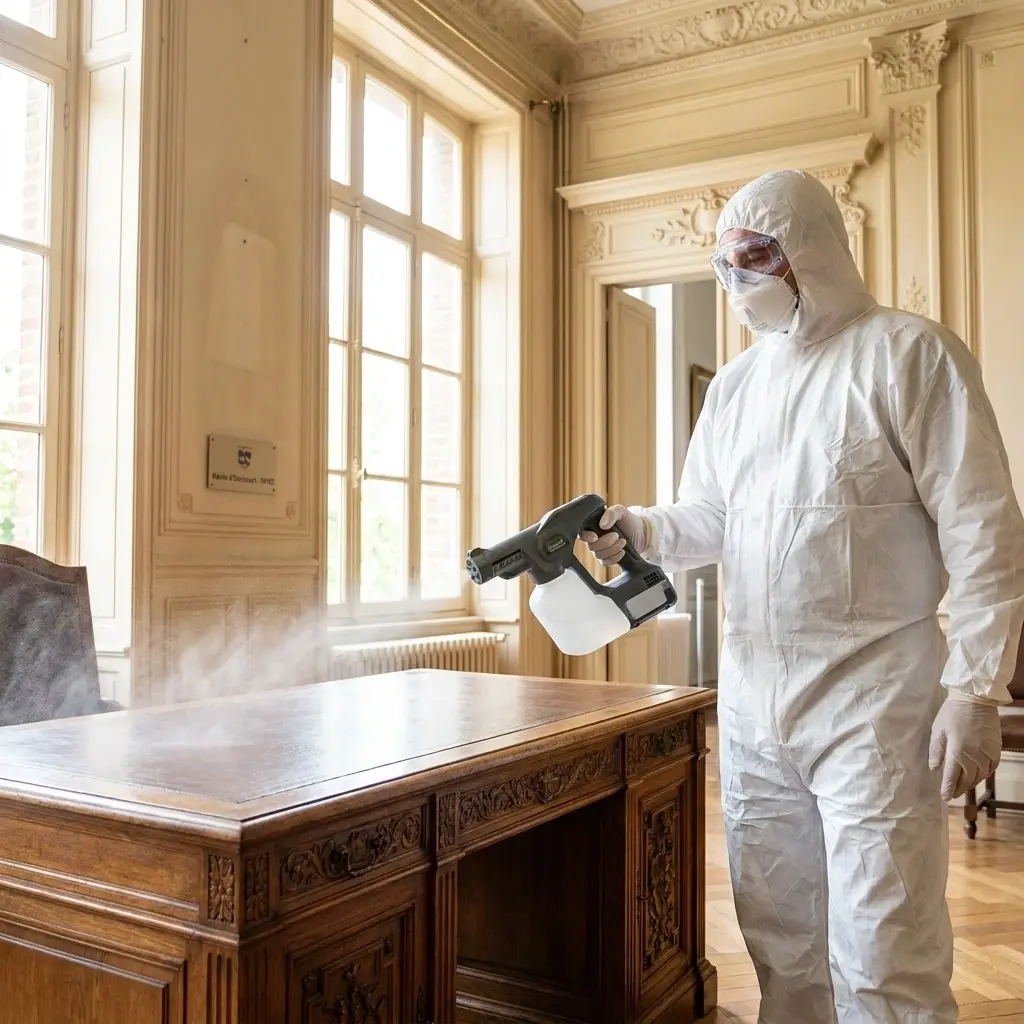 Notre méthode de désinfection à Ostricourt