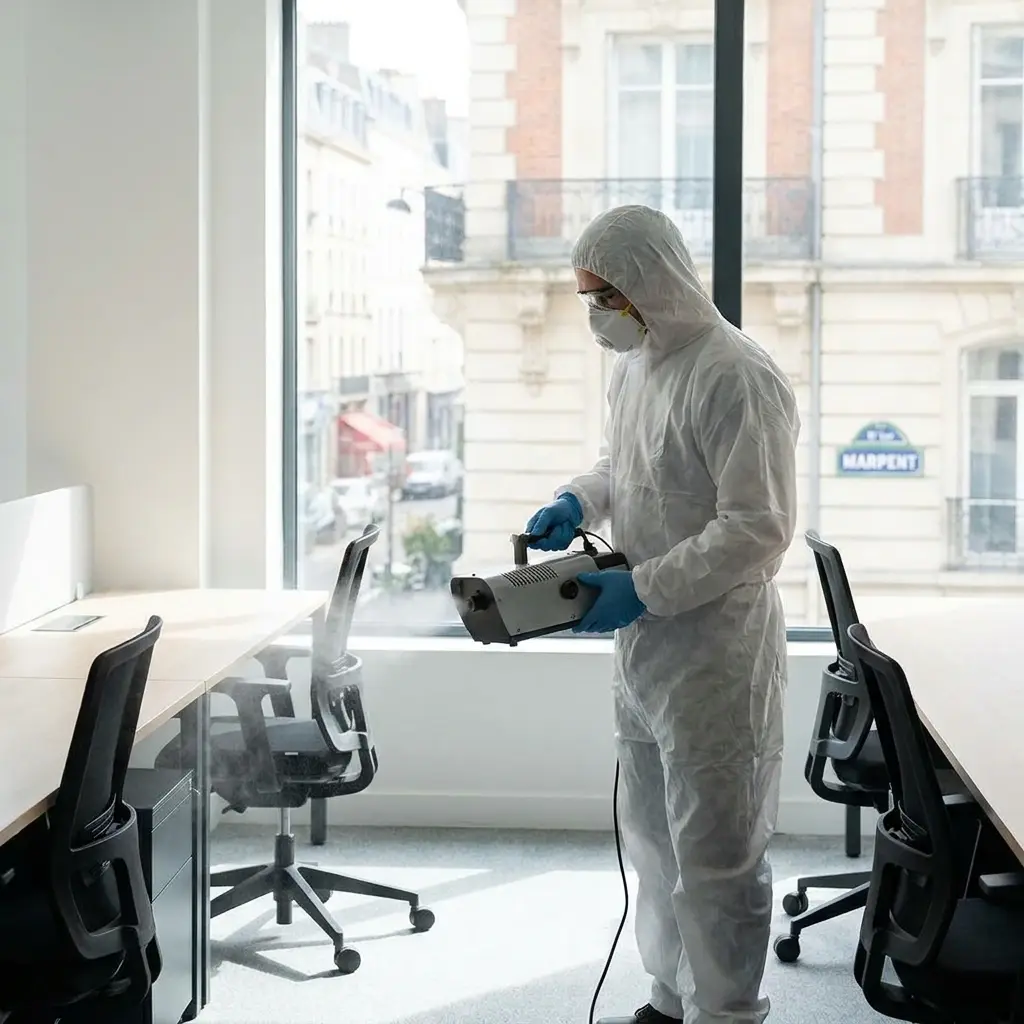 Les bons réflexes avant et après une désinfection à Marpent