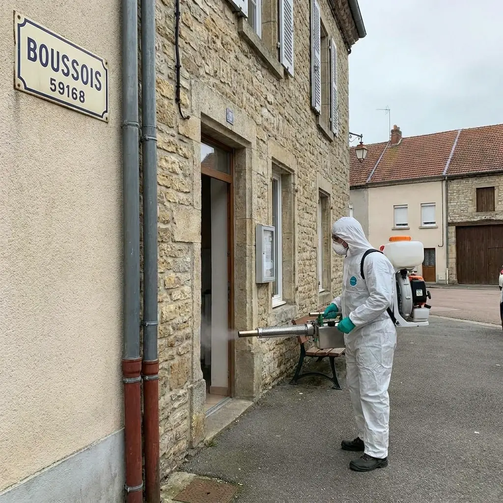 Comment se déroule la désinfection à Boussois ?