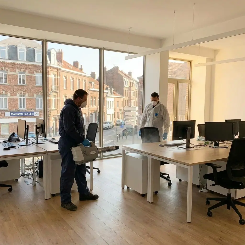 Notre protocole de désinfection sur place
