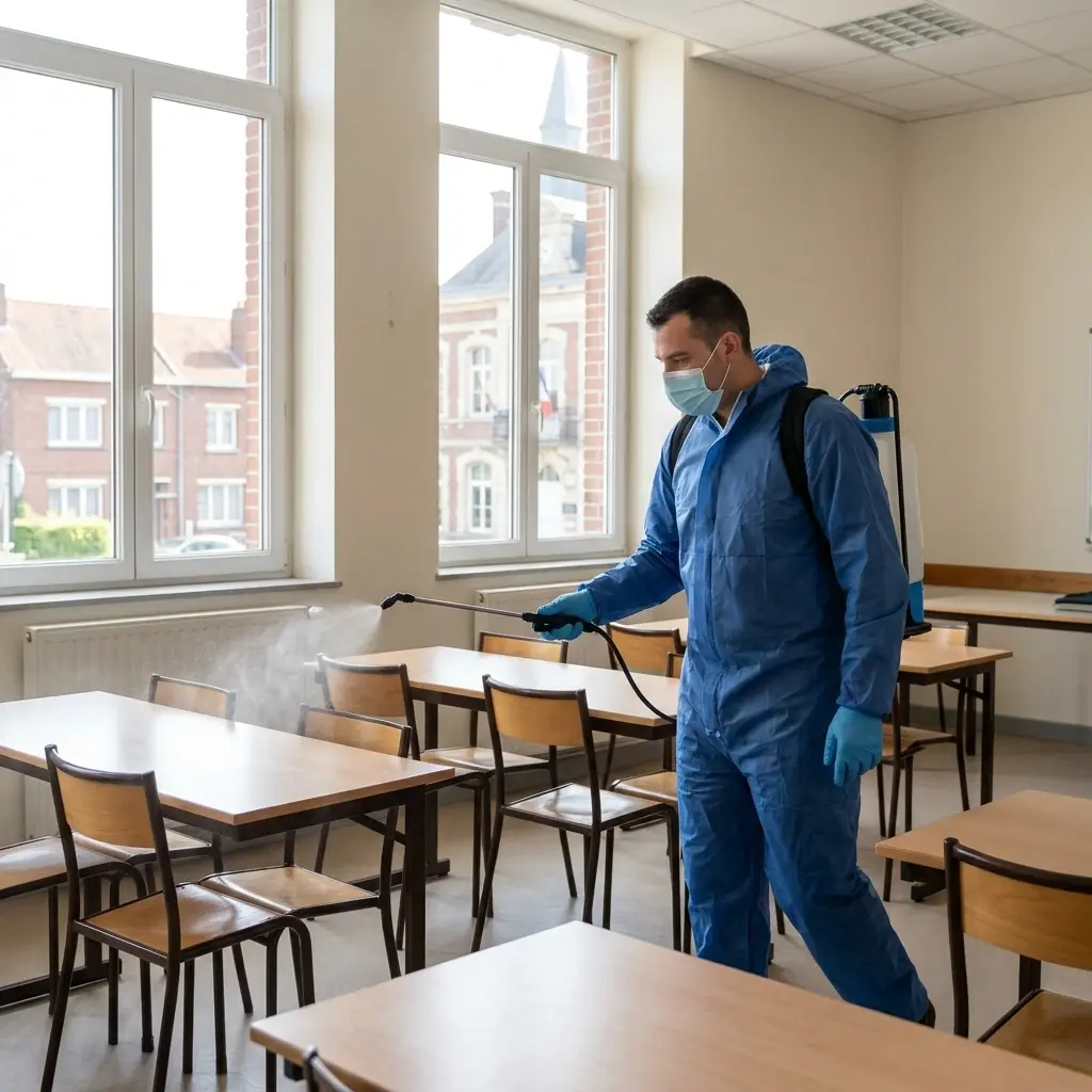 Comment se déroule la désinfection à Bruay-sur-l'Escaut ?