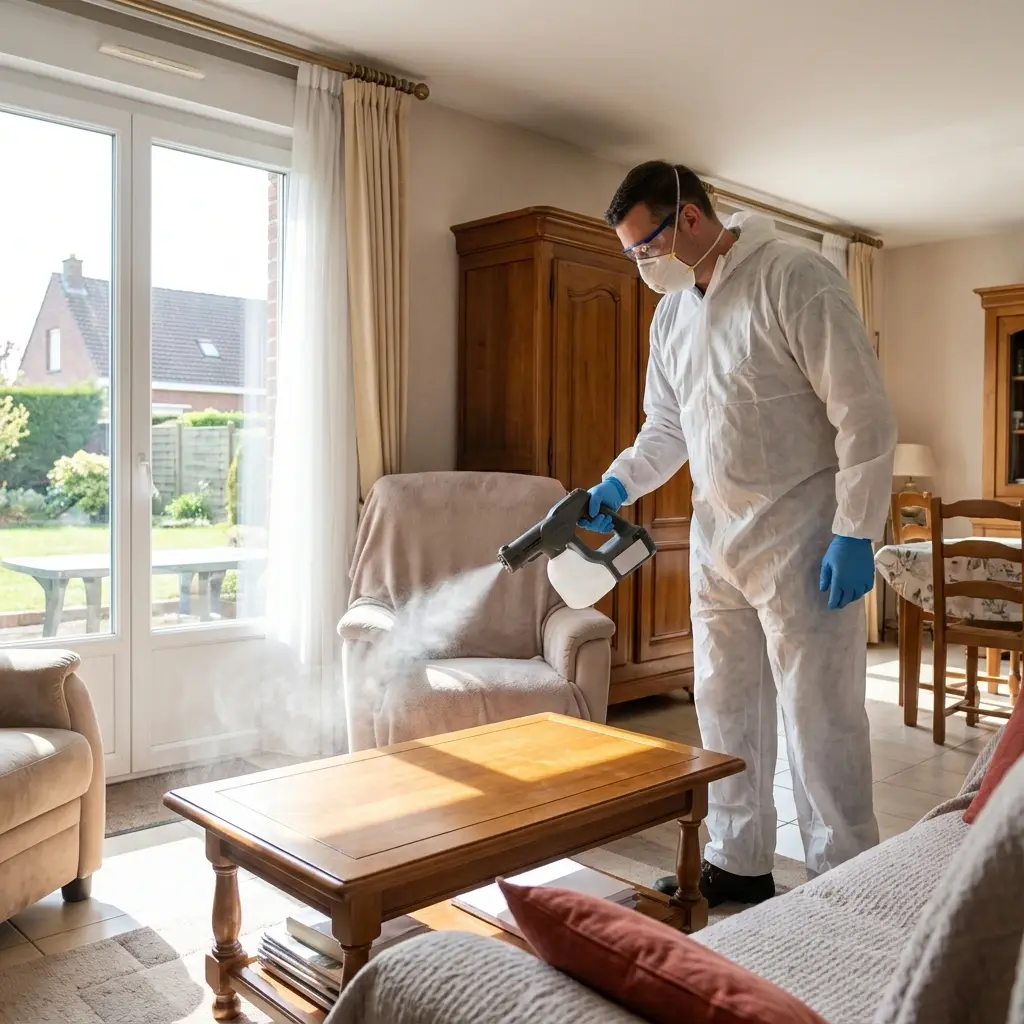 Comment se déroule la désinfection à Quesnoy-sur-Deûle ?