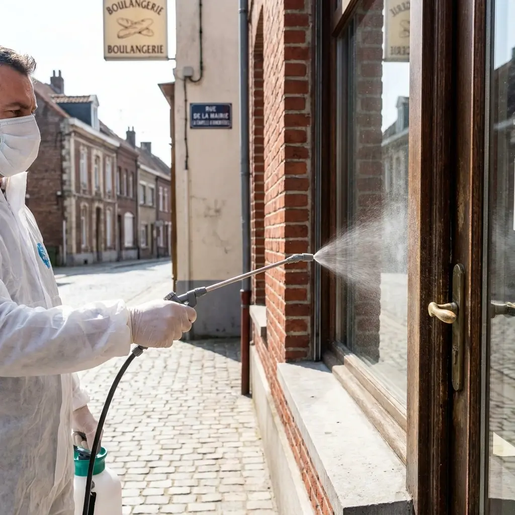 Comment se déroule la désinfection à La Chapelle-d'Armentières ?