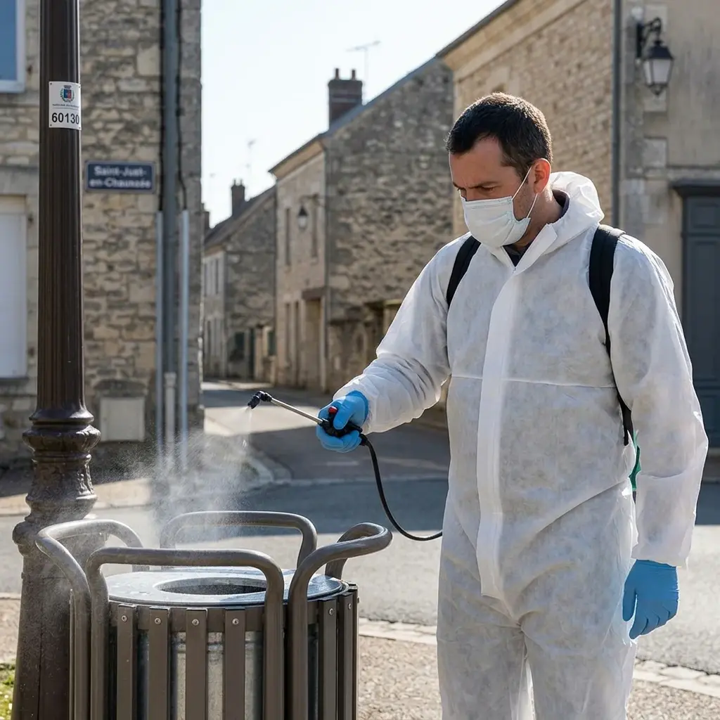 Comment se déroule l'intervention à Saint-Just-en-Chaussée ?