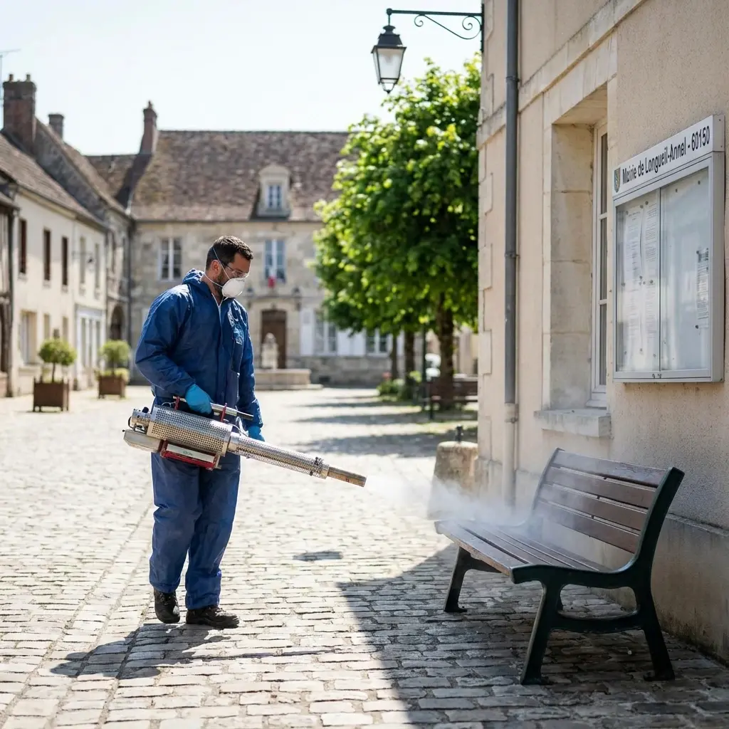 Comment se déroule la désinfection à Longueil-Annel ?