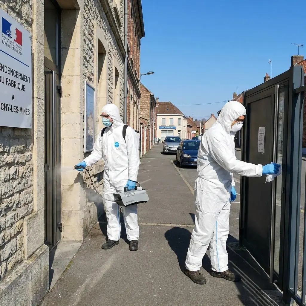 Comment se déroule l'intervention à Auchy-les-Mines ?