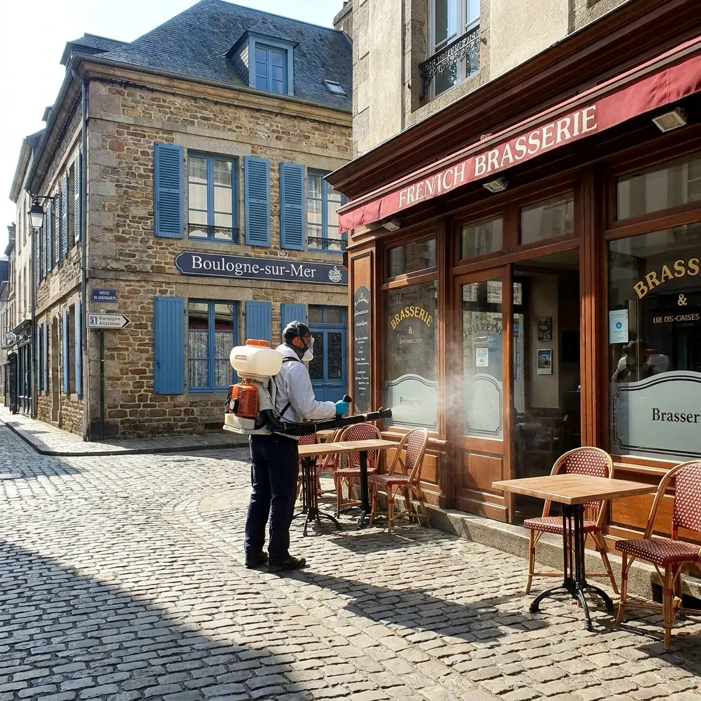Comment se déroule la désinfection à Boulogne-sur-Mer ?