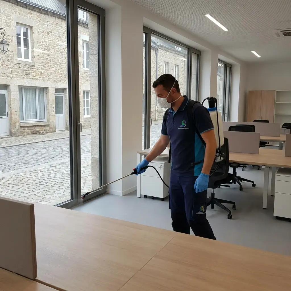 Comment se déroule la désinfection à Saint-Étienne-au-Mont ?