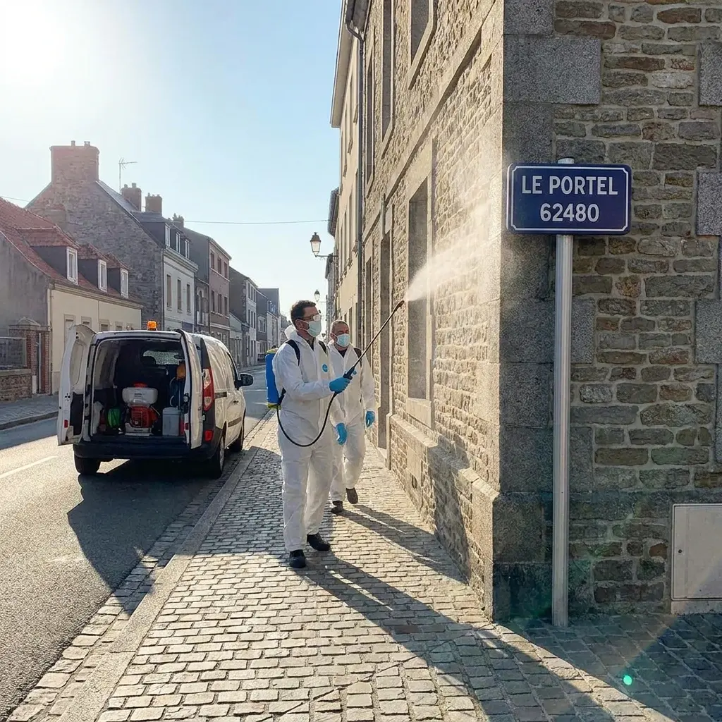 Comment se déroule la désinfection au Portel ?