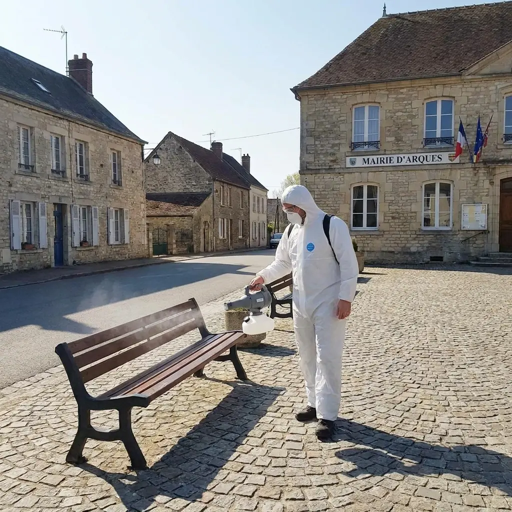 Comment se déroule l'intervention à Arques ?