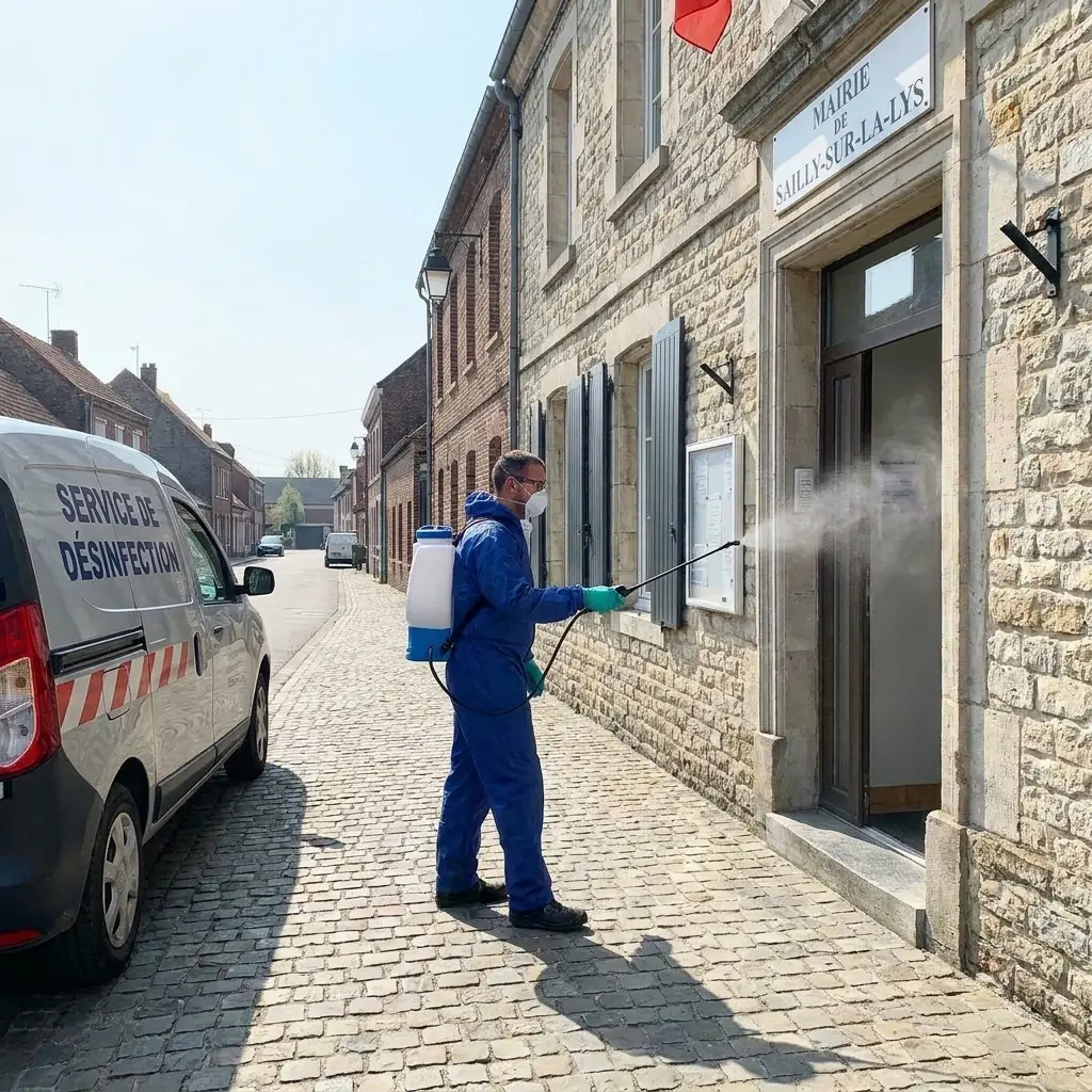 Besoin d'une désinfection rapide à Sailly-sur-la-Lys ?