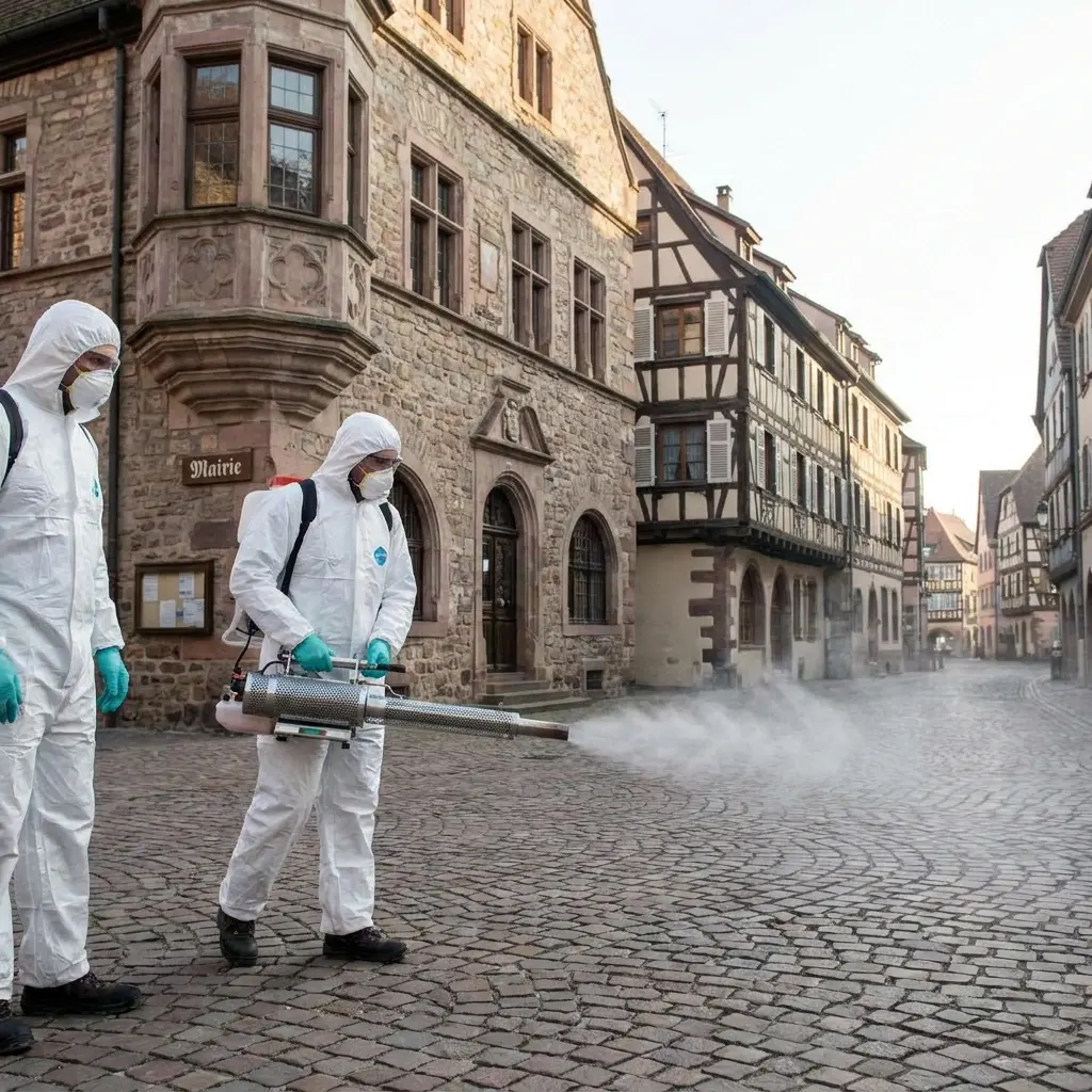 Comment se déroule la désinfection à Molsheim ?
